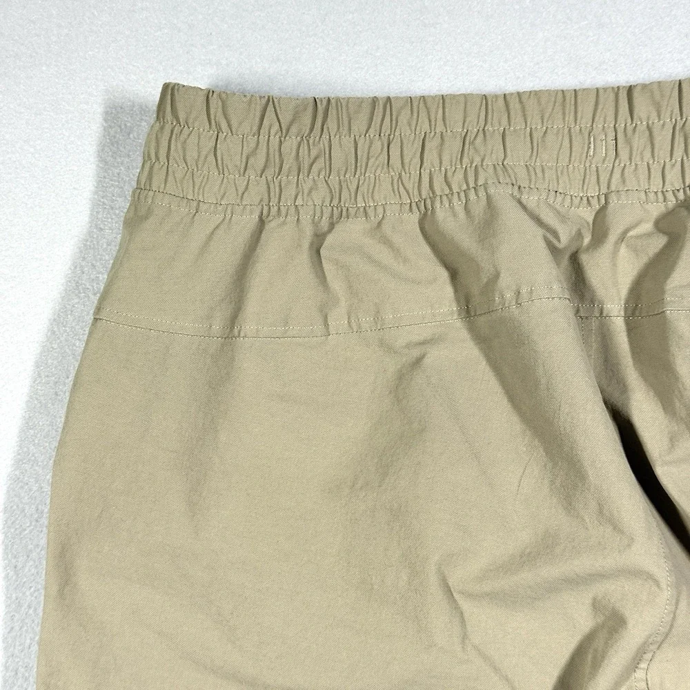 Lululemon ABC Jogger Canvas Pants Mens Large Beige Athleisure Athletic Pull On
